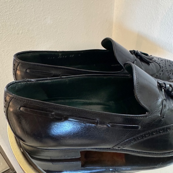 Gucci Black Tassel Slip-on Men’s Shoe 42D main image 8